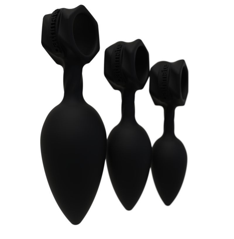 Набір анальних пробок Bathmate Anal Training Plugs, діаметр 2,5 см - 3,1см - 3,8см фото 6