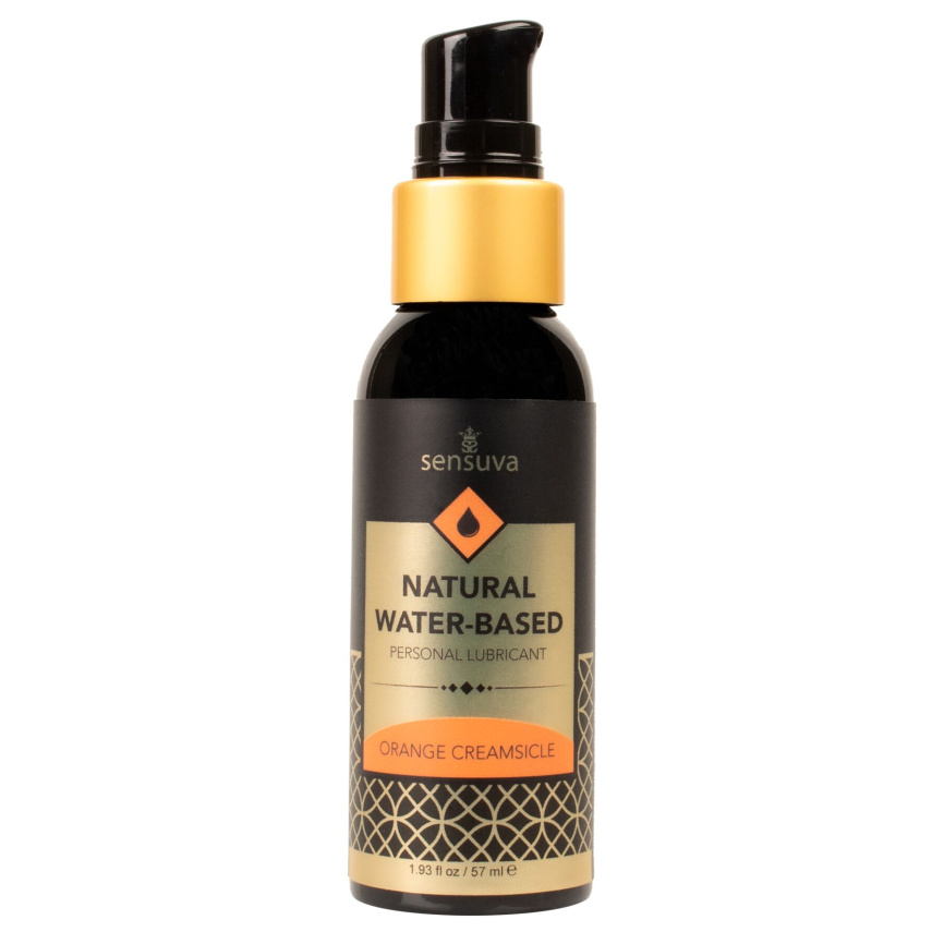 Змазка на водній основі Sensuva Natural WaterBased Orange Creamsicle 57 мл без гліцерину і парабенів фото 1