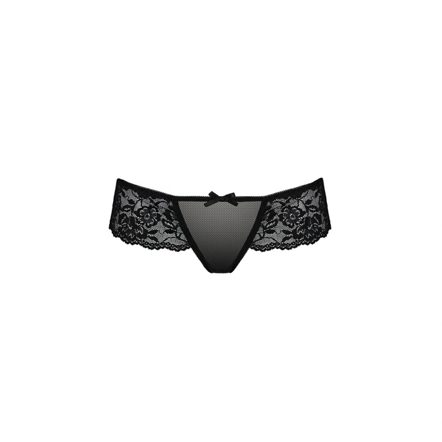 Трусики Passion Exclusive ABLA THONG L/XL, black фото 8