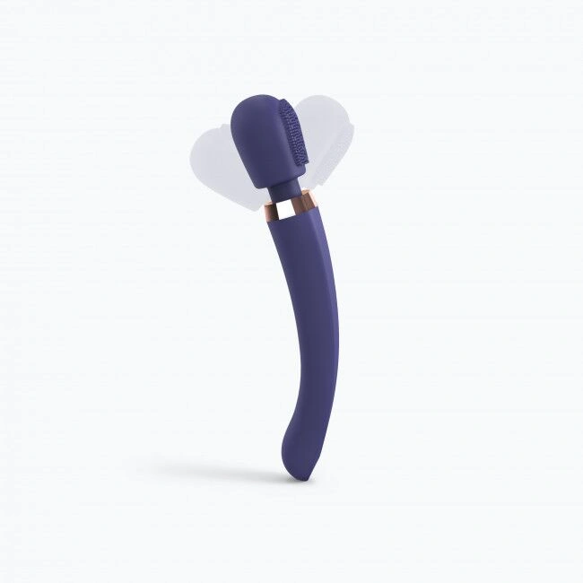 Вибромассажер с силиконовой щеточкой Love to Love Brush Crush – Midnight Indigo фото 4