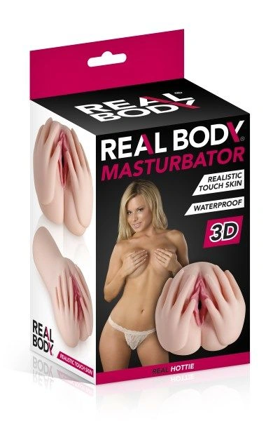 Реалистичный 3D мастурбатор приоткрытая вагина Real Body - The Hottie фото 3