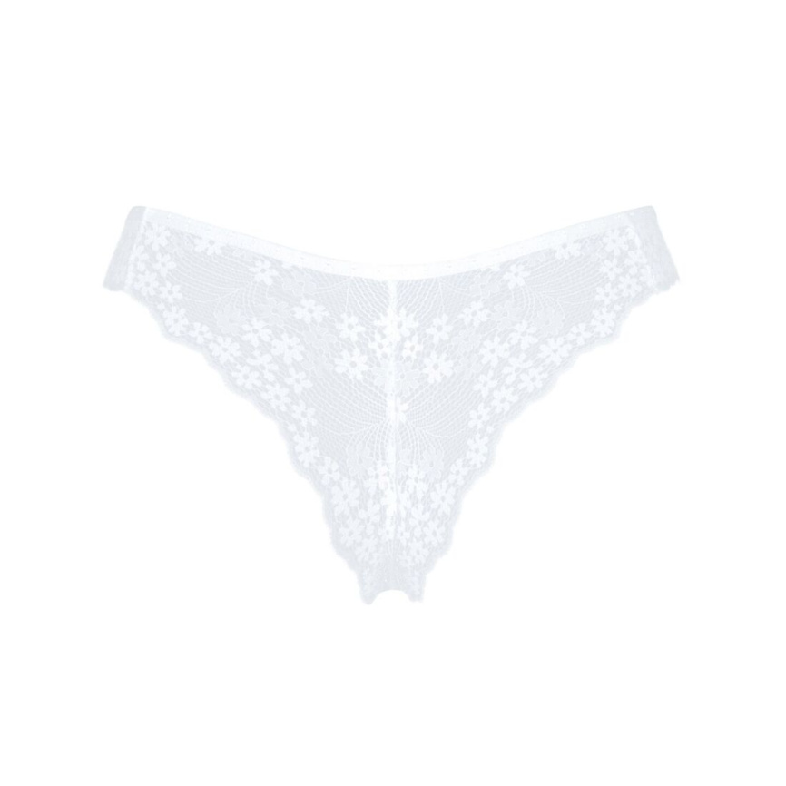 Напівпрозорі трусики Obsessive Heavenlly panties M/L, відкриті сідниці фото 13