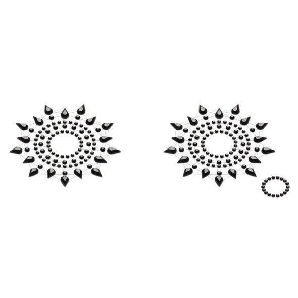 Пестіс з кристалів Petits Joujoux Gloria set of 2 - Black, прикраса на груди фото 1