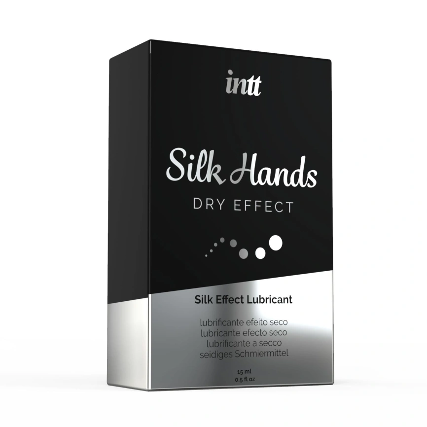 Ультагустая силиконовая смазка Intt Silk Hands (15 мл) с матовым эффектом, шелковистый эффект фото 3
