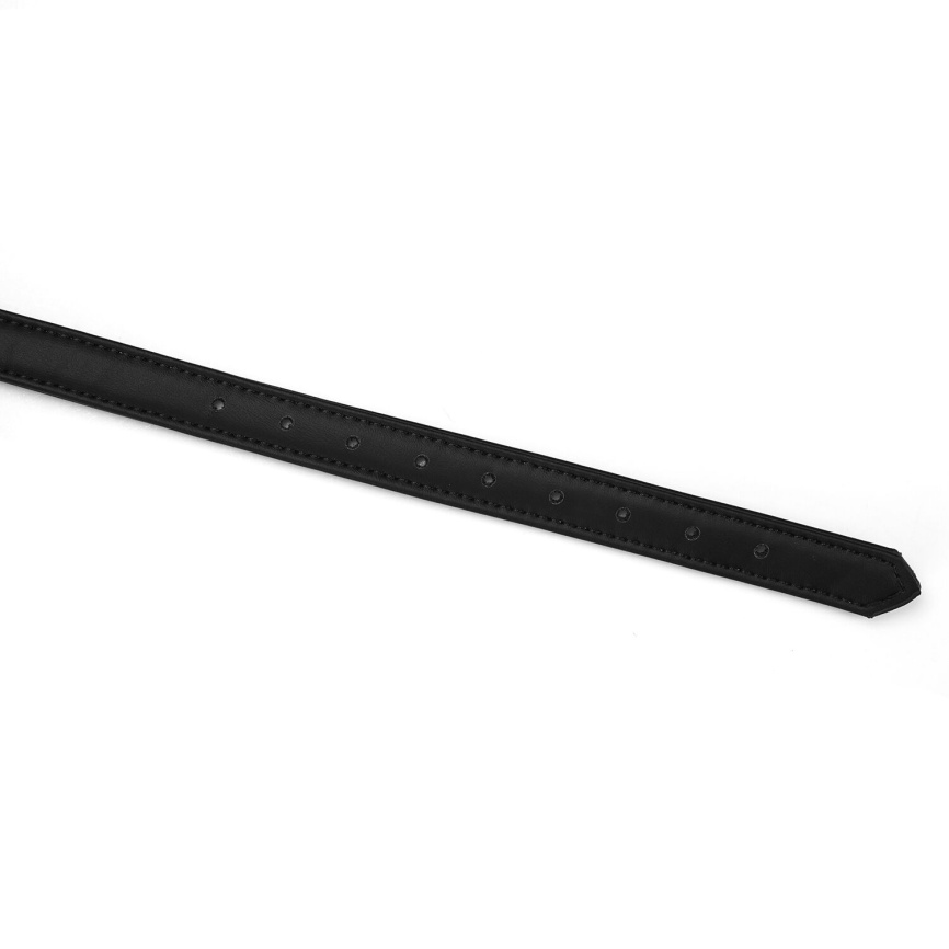 Маска на очі Liebe Seele Black Organosilicon Blindfold, екошкіра фото 3