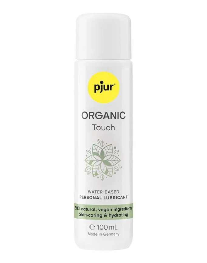 Органічний лубрикант pjur ORGANIC Touch 100 мл, водна основа, без ароматизаторів і парабенів фото 1