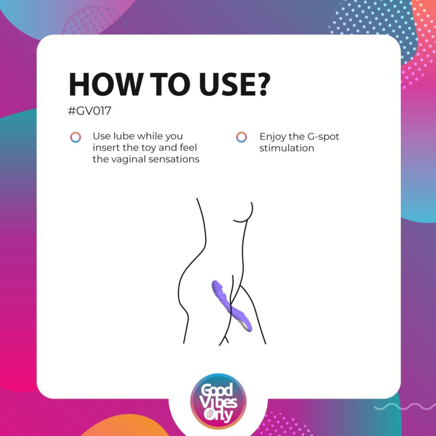 Вібратор Good Vibes Only - Flax Vibrating Dildo with G-Spot Stimulator фото 10