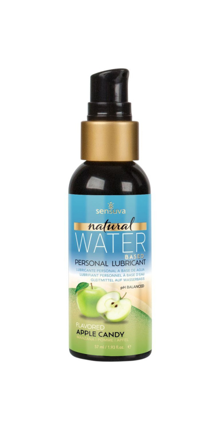 Змазка на водній основі Sensuva Natural Water-Based Apple Candy (57мл) без гліцерину та парабенів фото 2