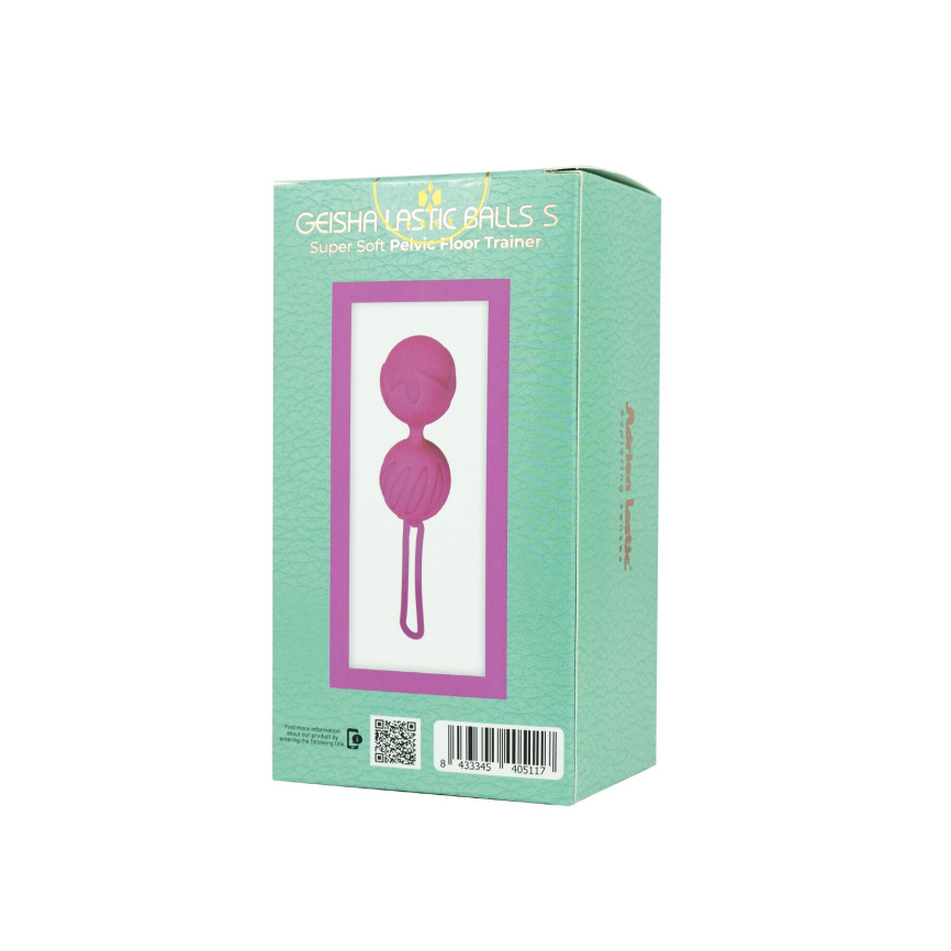 Вагінальні кульки Adrien Lastic Geisha Lastic Balls Mini Magenta (S), діаметр 3,4 см, вага 85 г фото 6