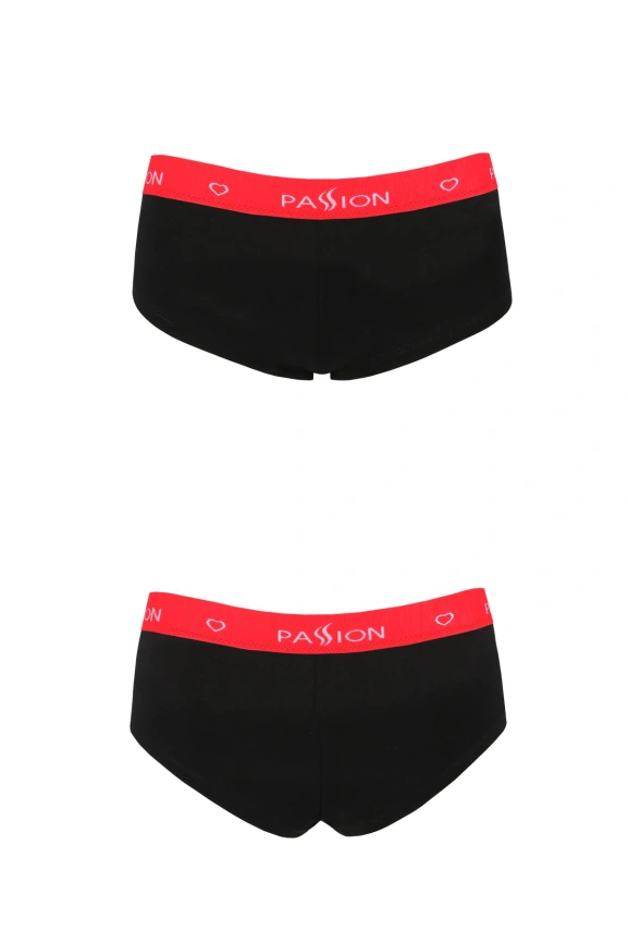 Трусики-шортики Passion PS003 PANTIES S, black фото 4