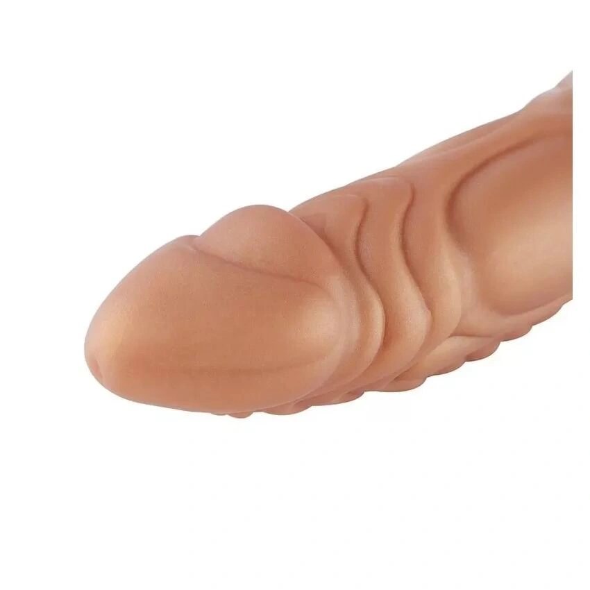 Фаллоимитатор для секс-машин Hismith Slightly Curved Silicone Dildo Monster Series, крепление KlicLok фото 6
