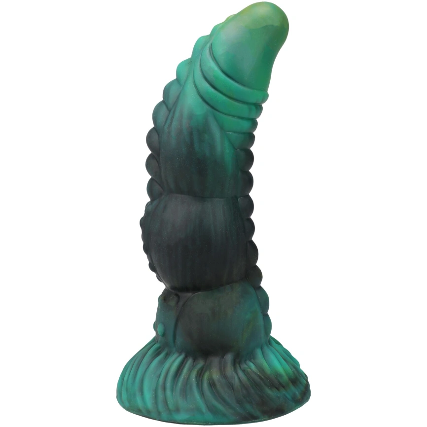 Фэнтезийный фаллоимитатор Doc Johnson Vac-U-Lock x Fantasy Fuckers Green Serpent фото 2