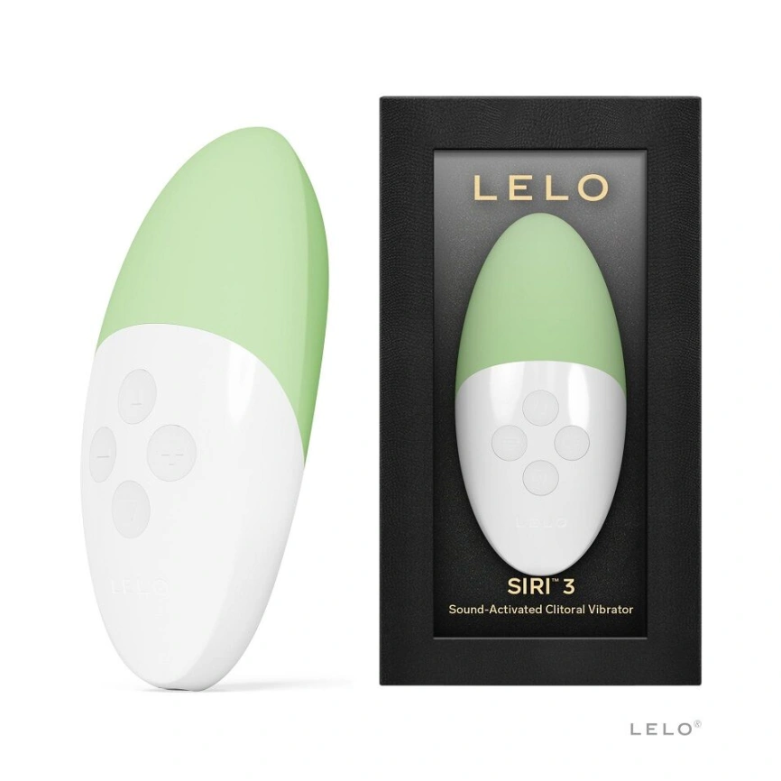 Музыкальный вибратор для клитора LELO SIRI 3 Green, вибрации в ритме звуков без смартфона фото 2
