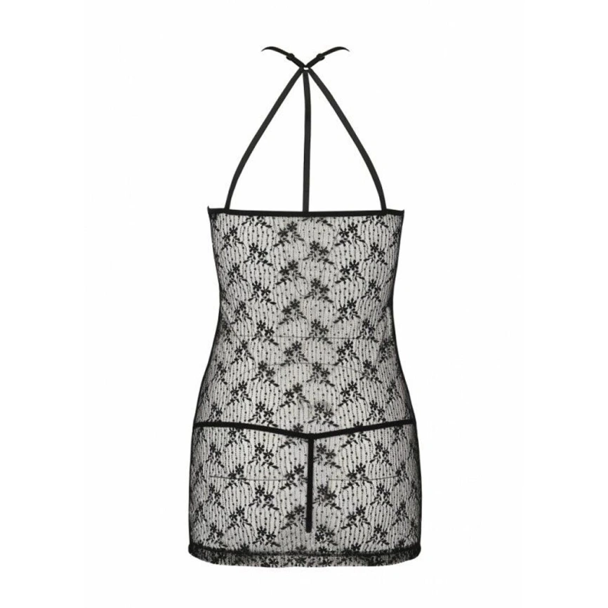 Полупрозрачная сорочка Passion AZALIA CHEMISE S/M, black фото 10
