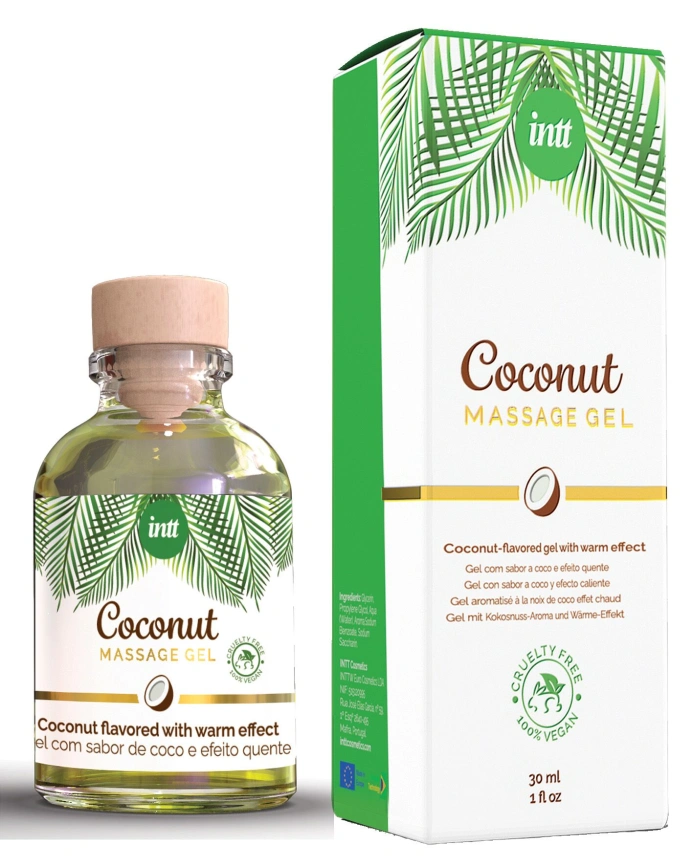 Массажный гель для интимных зон Intt Coconut Vegan (30 мл) фото 1