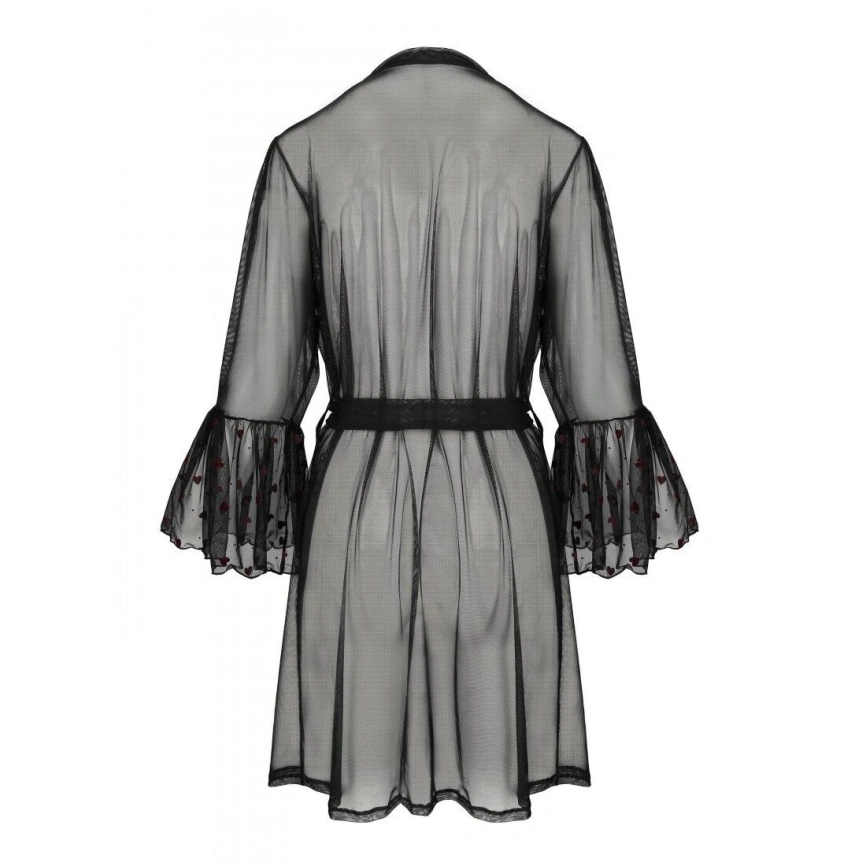 Воздушный пеньюар Passion LOVELIA PEIGNOIR XXL/XXXL, black фото 13