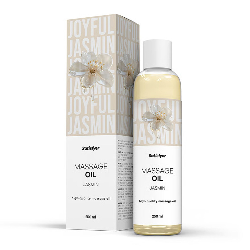Розпродаж!!! Масажна олія Satisfyer Massage Oil Jasmin 250 мл (термін 30.04.2027) фото 1