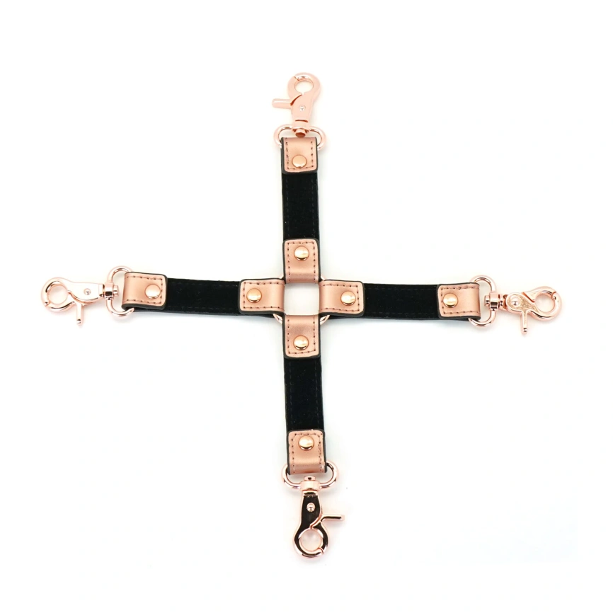 Крестовина для фиксации Liebe Seele Rose Gold Memory Hog Tie, натуральная кожа, розовое золото фото 2