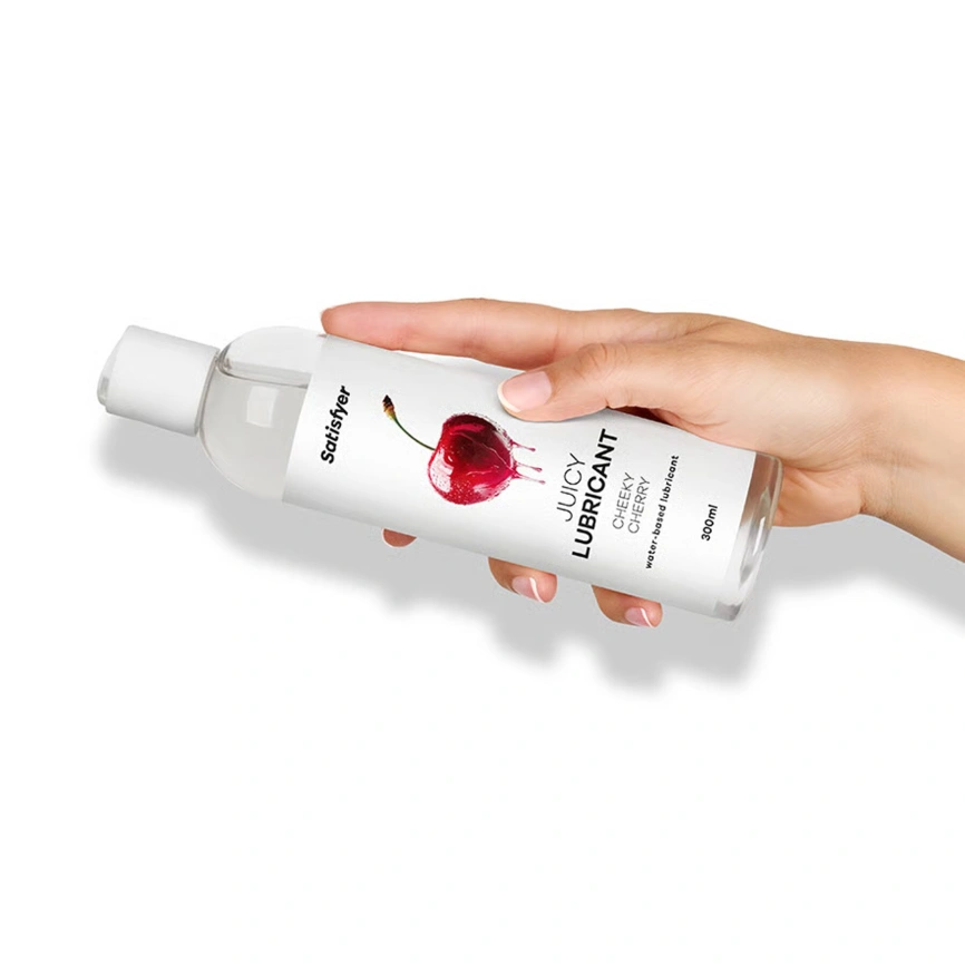 Лубрикант на водной основе Satisfyer Juicy Lubricant Cheeky Cherry water based 300 мл фото 7