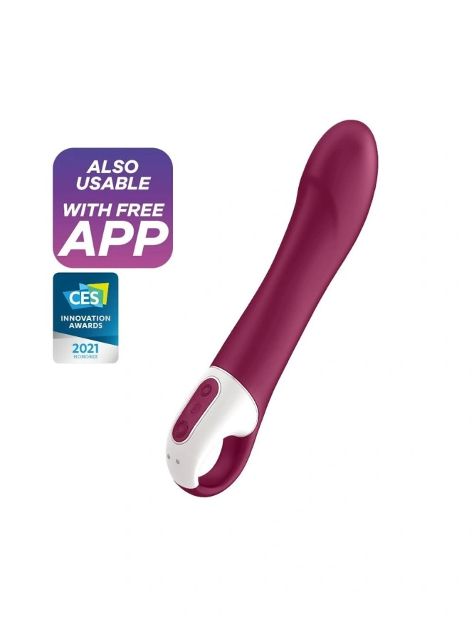 Смарт-вибратор точки G Satisfyer Big Heat с функцией подогрева фото 1