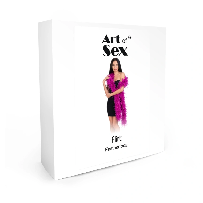 Боа из перьев Art of Sex, длина 2 метра, цвет маджента фото 3
