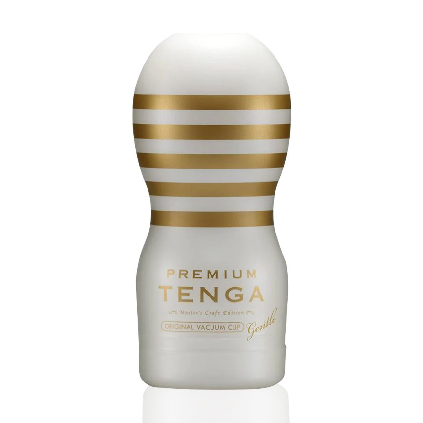 Мастурбатор Tenga Premium Original Vacuum Cup Gentle (глибоке горло) з вакуумною стимуляцією фото 1