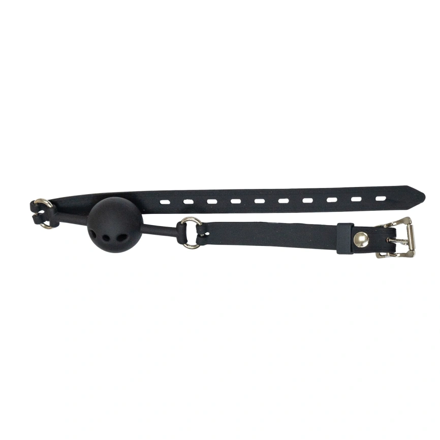 Кляп Punishment - Silicone Ball Gag – Black фото 3