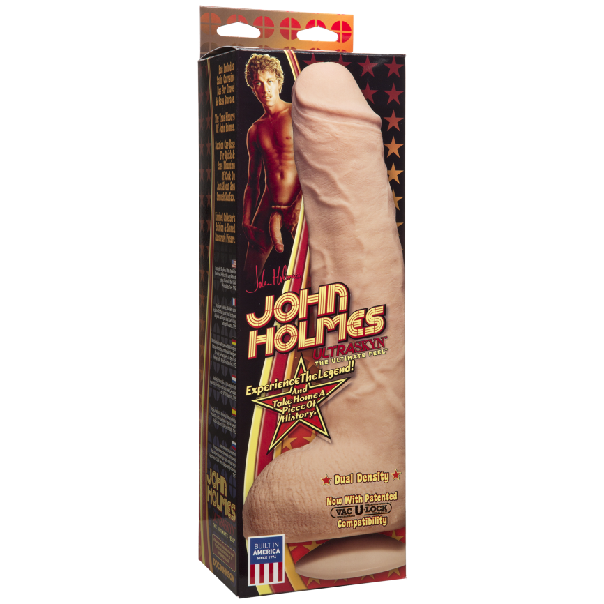 Фалоімітатор Doc Johnson John Holmes ULTRASKYN, діаметр 6 см, Vack-U-Lock фото 5