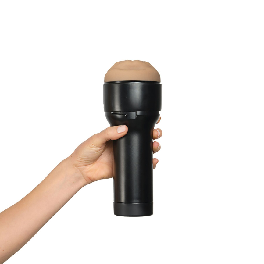 Мастурбатор Kiiroo Feel Victoria June Mouth Stroker PBC, сумісний з PowerBlow і Keon фото 4