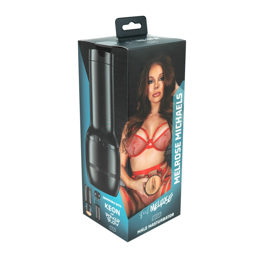 Мастурбатор Kiiroo Feel MelRose Michaels PBC, сумісний з PowerBlow, Control та Keon, копія вагіни порнозірки фото 1