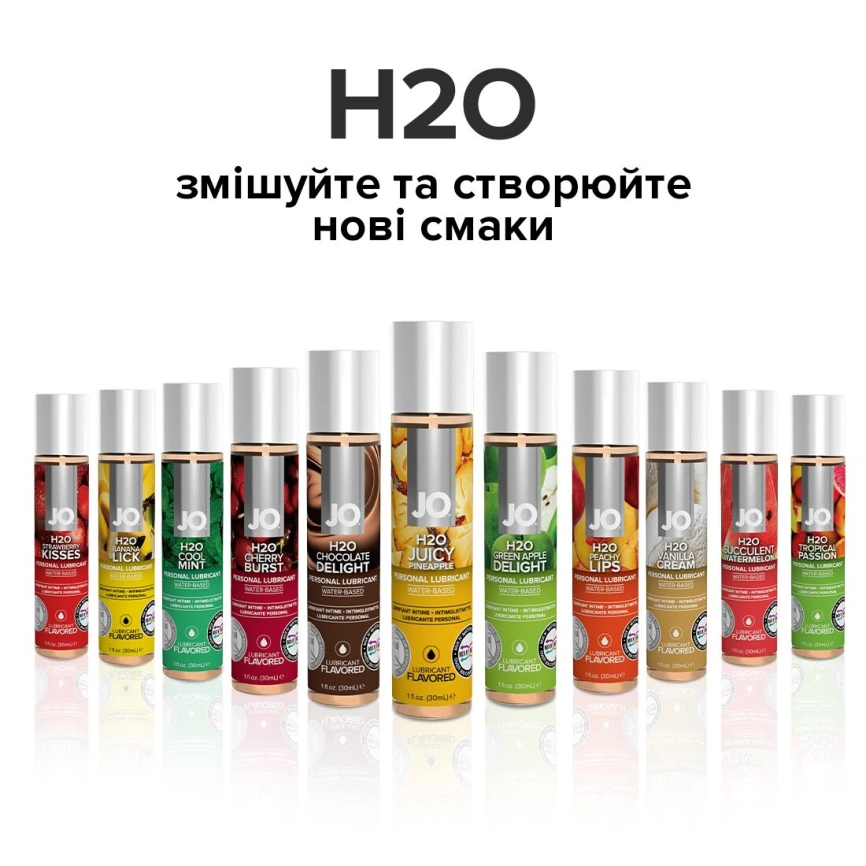 Смазка на водной основе JO H2O — Juicy Pineapple (120 мл) без сахара, растительный глицерин фото 10