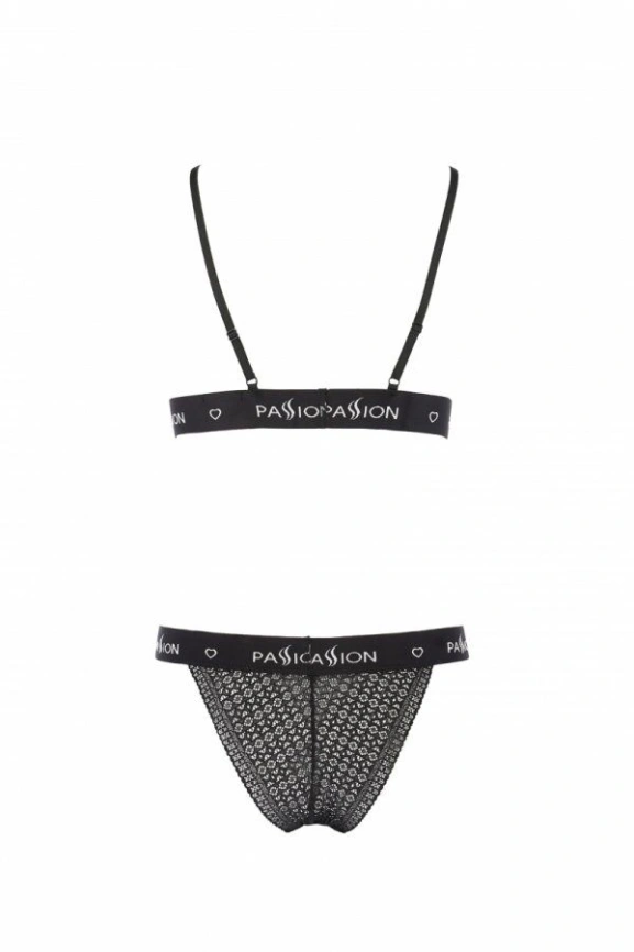 Комплект белья Passion Exclusive GLAMISS SET XXL/XXXL, black фото 4