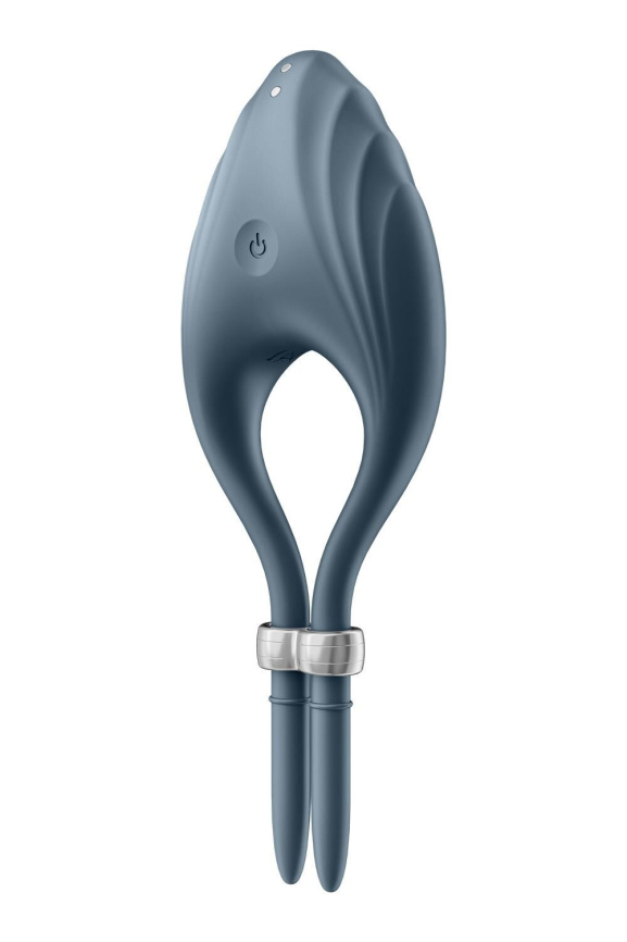 Ерекційне віброкільце-ласо Satisfyer Duelist Dark Blue, 10 режимів, потужний мотор фото 4