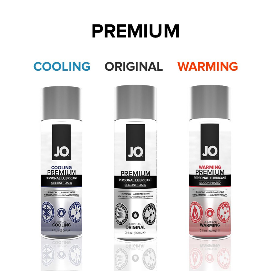 Розігрівальний лубрикант на силіконовій основі JO PREMIUM — WARMING (30 мл) фото 5