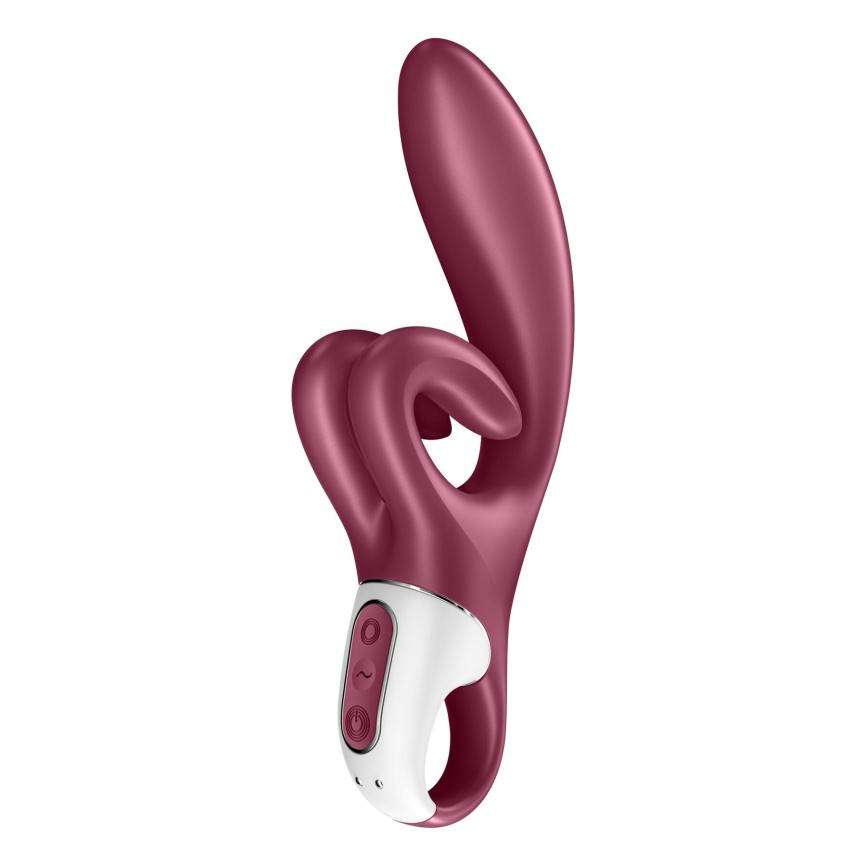 Вібратор-кролик Satisfyer Touch Me Red, подвійний відросток, 3 потужні мотори фото 5