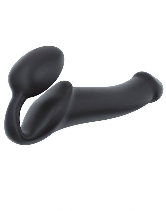 Безремневой страпон Strap-On-Me Black XL, полностью регулируемый, диаметр 4,5см фото 2