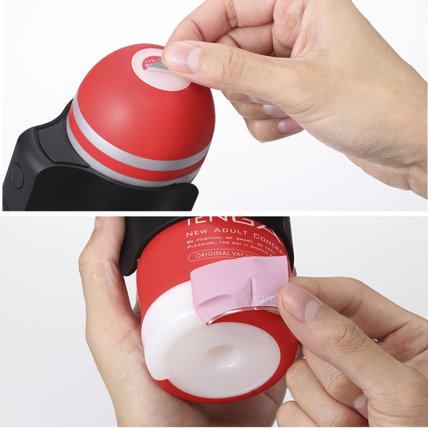 Вібронасадка Tenga CUP VIBRATOR, 7 режимів, 1 мастурбатори в комплекті фото 5