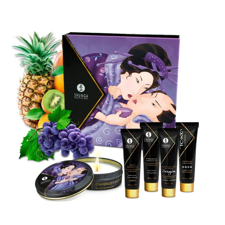 Подарочный набор Shunga Geishas Secrets – Exotic Fruits для шикарной ночи вдвоем фото 11