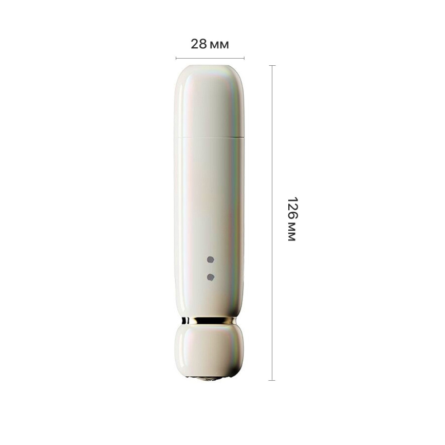 Вакуумний кліторальний стимулятор Zalo Lia Floral White, 3 насадки, 3 режими, різна інтенсивність фото 13