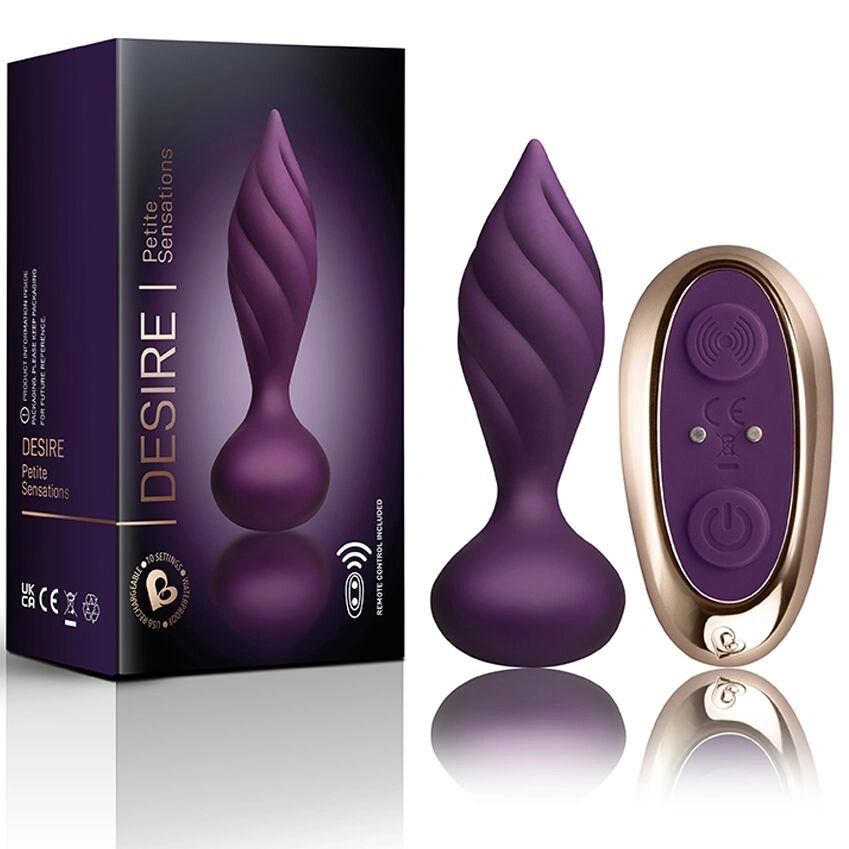 Анальная вибропробка Rocks Off Petite Sensations – Desire Purple фото 3