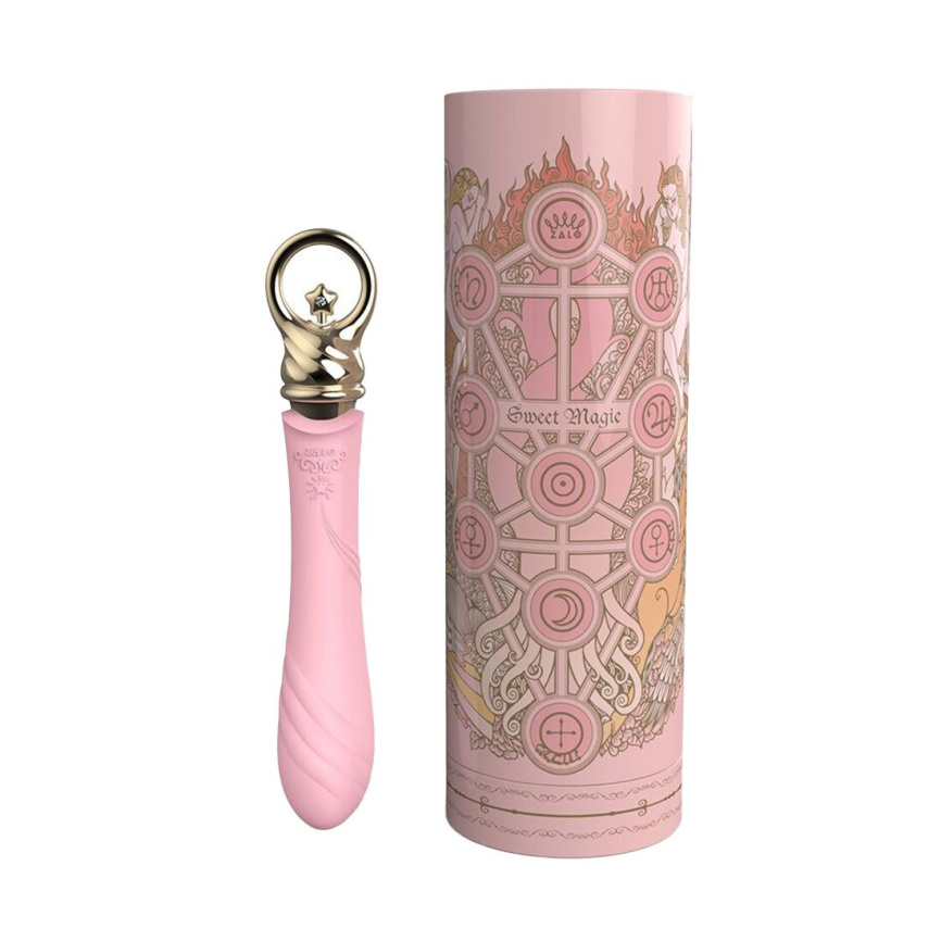 Вібратор для точки G із підігрівом Zalo Sweet Magic - Courage Fairy Pink фото 9