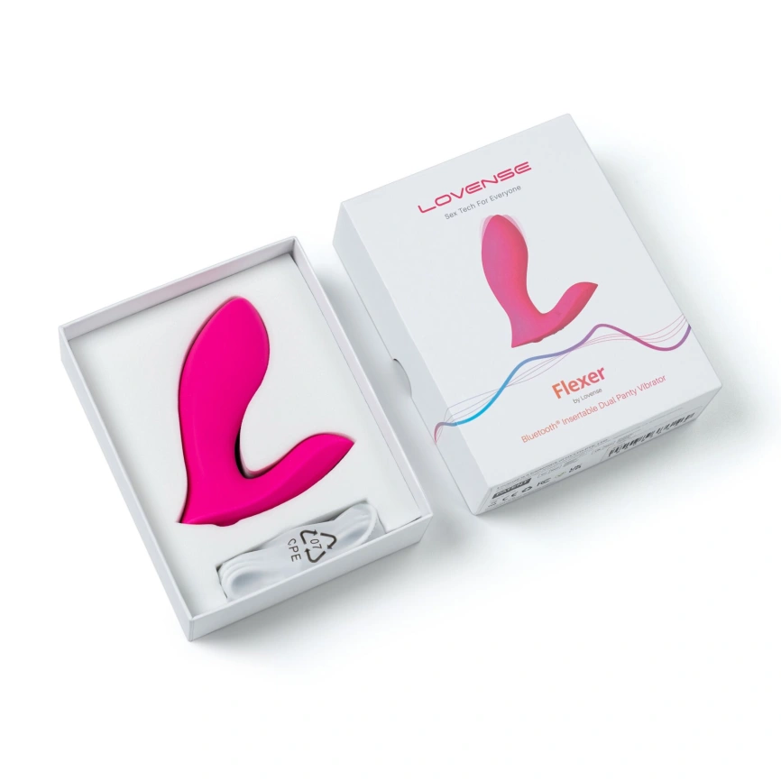 Смарт-вибратор в трусики Lovense Flexer, манящее движение + вибрация, стимуляция клитора и точки G фото 7