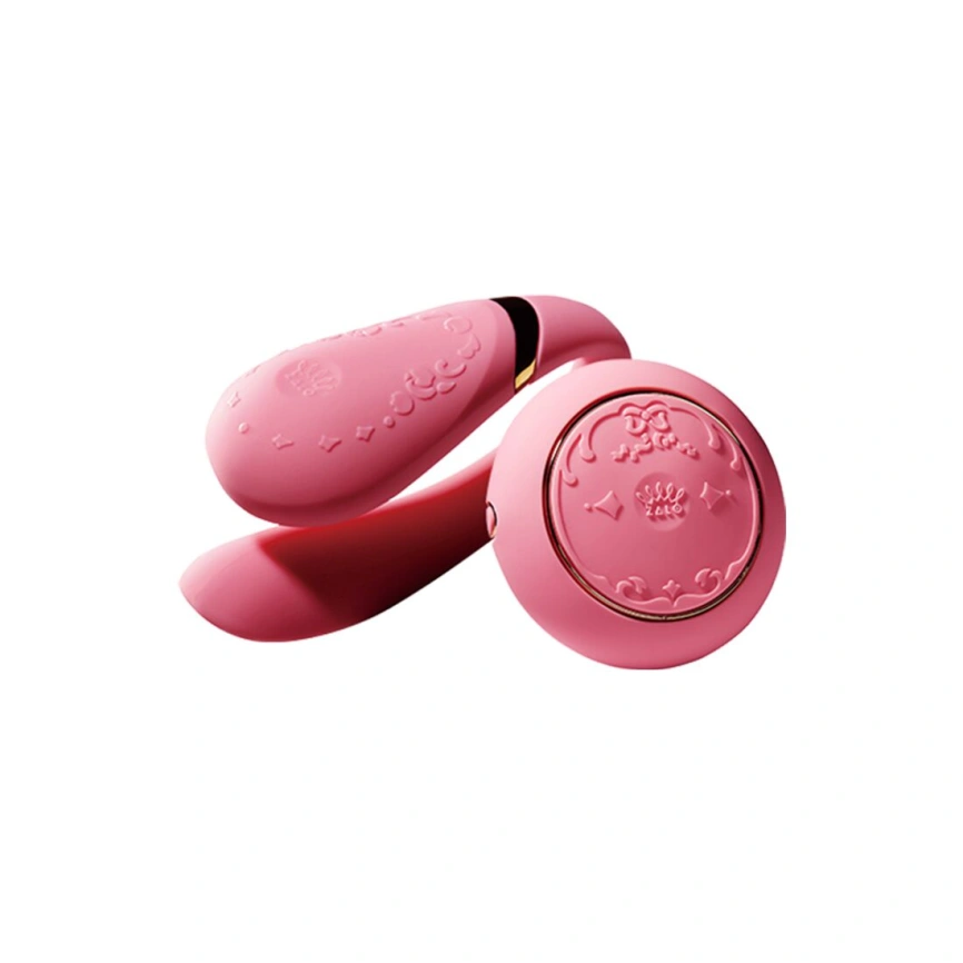 Смартвибратор для пар Zalo — Fanfan set Rouge Pink, пульт ДУ фото 8