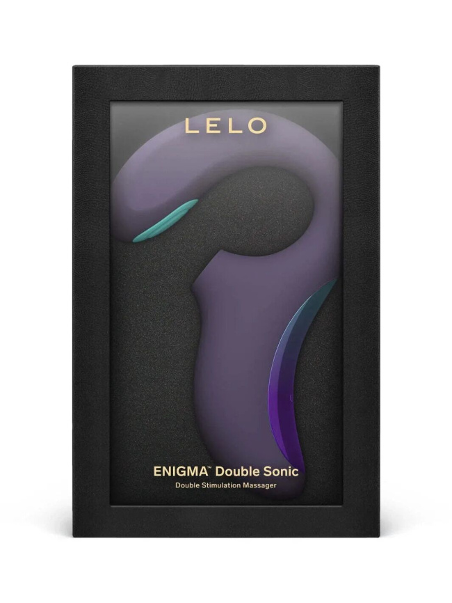 Кліторально-вагінальний звуковий стимулятор LELO Enigma Double Sonic Cyber Purple фото 6