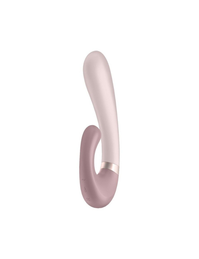 Смарт вібратор-кролик із підігрівом Satisfyer Heat Wave Mauve фото 1