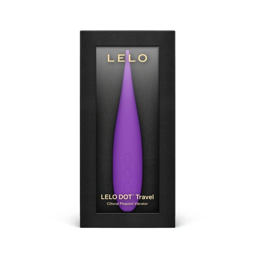 Клиторальный вибратор LELO DOT Travel Purple, точечная стимуляция, 8 режимов фото 3