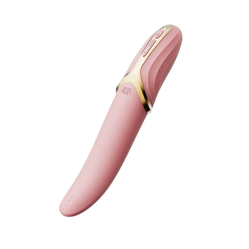 Вибратор Zalo – EVE Sakura Pink, вибрация + ротация, имитация язычка, подогрев до 39 °C фото 6