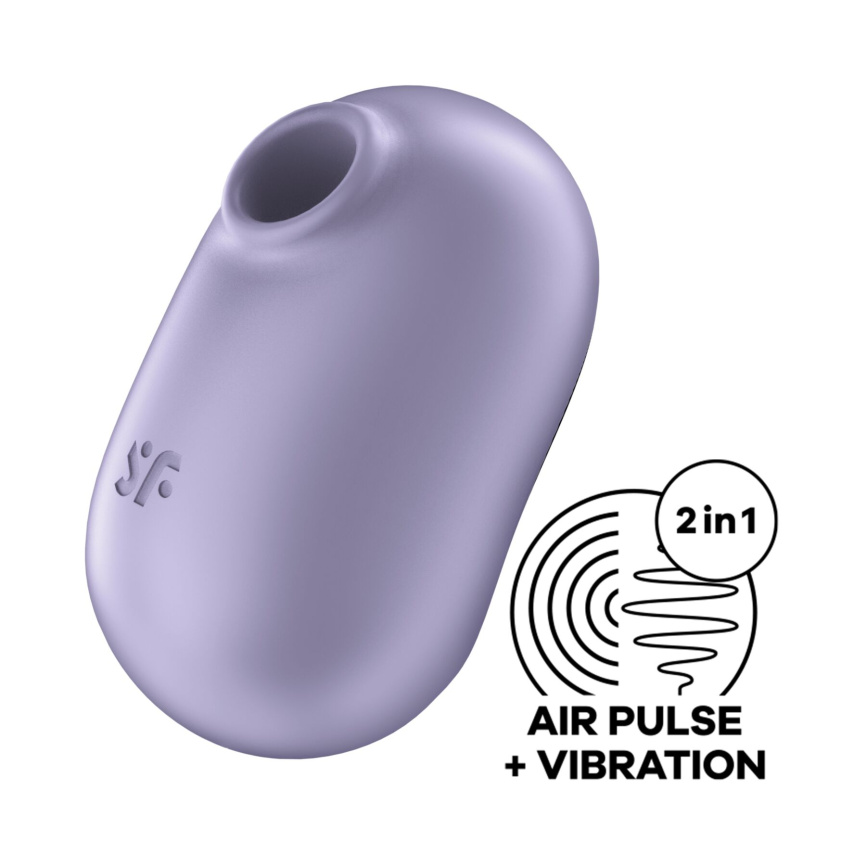 Вакуумний стимулятор із вібрацією Satisfyer Pro To Go 2 Violet фото 1