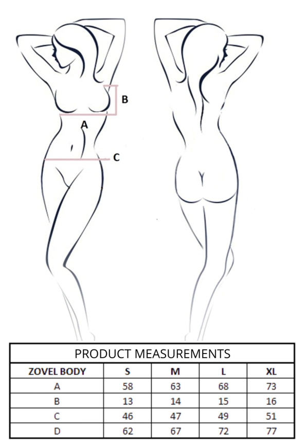 Боді Passion ZOVEL BODY light pink L фото 10