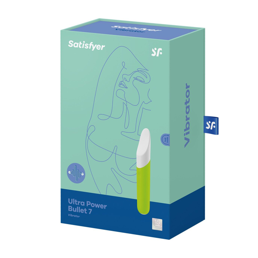 Мінівібратор із гнучким язичком Satisfyer Ultra Power Bullet 7 Green фото 7